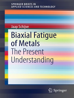 cover image of Biaxial Fatigue of Metals